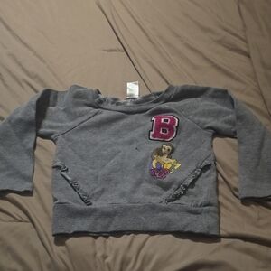 Disney Gray Sweatshirt with Character Patch